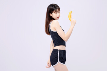 Asian beauty in sportswear