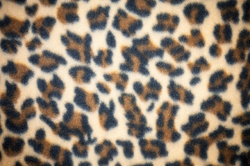 Cloth leopard pattern texture.
