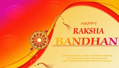 Rakhi bandhan sale Background Design