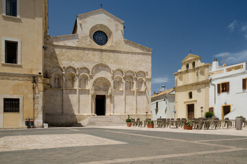 The medieval catholic cathedral of Santa Maria della Purificazione inside the ancient city of...