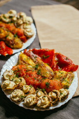 grilled vegetables