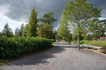 road in the park