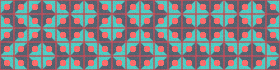 Abstract Geometric Pattern generative computational art illustration