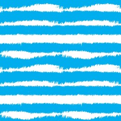 Blue Brush Stroke Fur Seamless Pattern