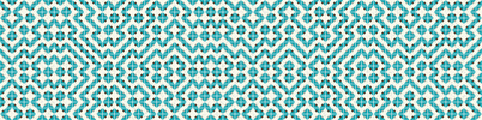 Abstract Geometric Pattern generative computational art illustration