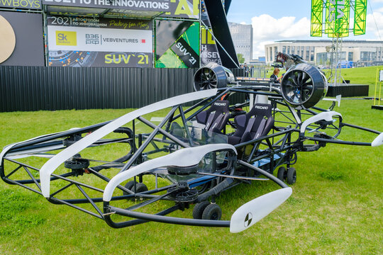 Personal Air Vehicle On Tech Exhibition