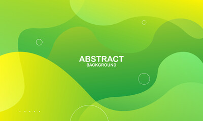 Abstract green and yellow background. Eps10 vector