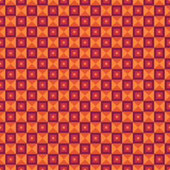 Triangles, checks ornament. Seamless pattern. Tiles backdrop. Triangular shapes, squares wallpaper. Geometric background. Ethic motif. Digital paper. Mosaic textile print. Geometrical vector work