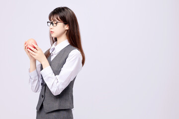 Asian beauty in professional suit