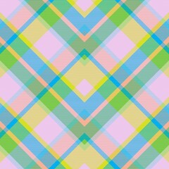 Rainbow Pastel Chevron Plaid Tartan textured Seamless Pattern Design