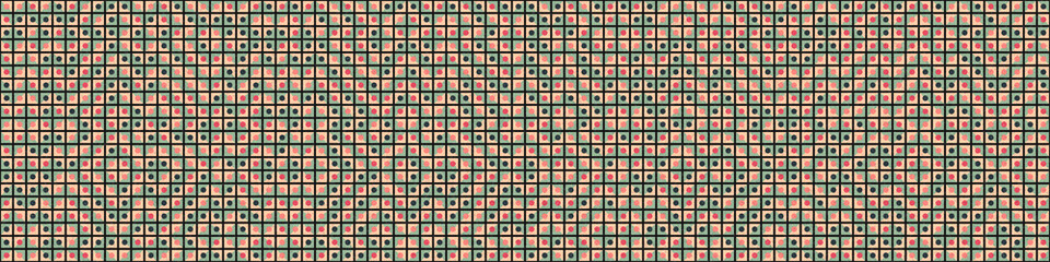 Abstract Geometric Pattern generative computational art illustration