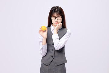 Asian beauty in professional suit