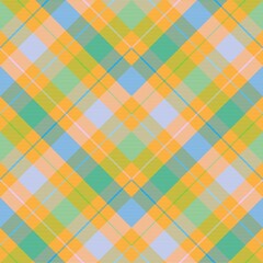 Rainbow Pastel Chevron Plaid Tartan textured Seamless Pattern Design