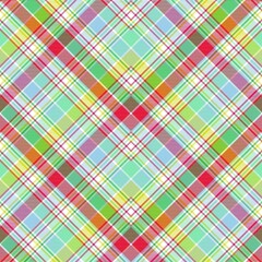 Rainbow Pastel Chevron Plaid Tartan textured Seamless Pattern Design