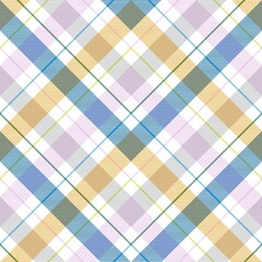 Rainbow Pastel Chevron Plaid Tartan textured Seamless Pattern Design