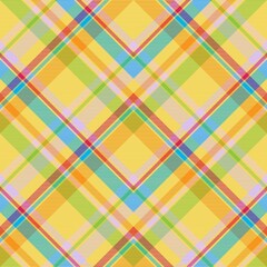 Rainbow Pastel Chevron Plaid Tartan textured Seamless Pattern Design