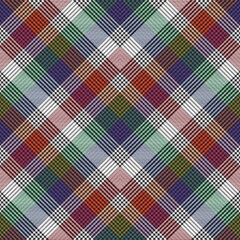 Rainbow Chevron Plaid Tartan textured Seamless Pattern Design