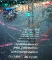 a rainy street