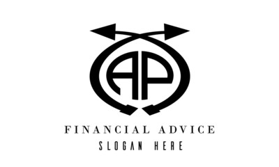 AP  financial advice logo vector