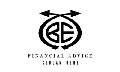 BE  financial advice logo vector