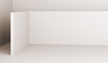 architecture blank white minimalist wall corner indoor