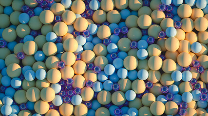 Balls of Different Colors and Sizes	
