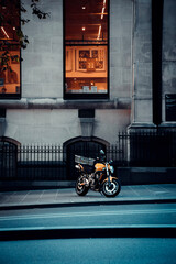 Fototapeta premium motorcycle on the street