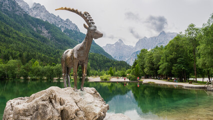 Jasna lake in Julian Alps, Kranjska gora, Slovenia