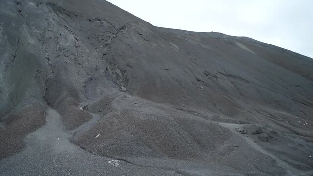 Dunes of Grey Rocks From Mining Industry
