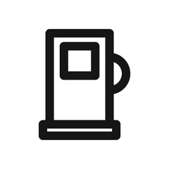 Design simple Icon line fuel oil
