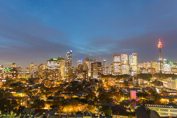 Sydney City Harbour Afternoon, evening sun