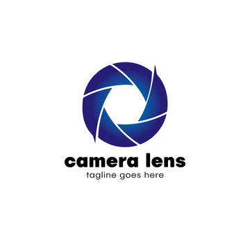 camera lens logo photography circle shape icon