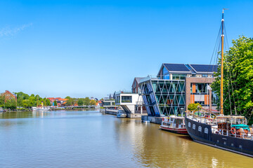 Hafen, Leer, Niedersachsen, Deutschland 