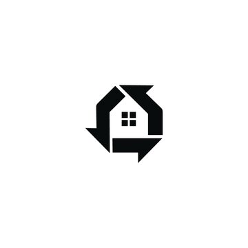 Real Estate logo House Construction logo design template vector illustration