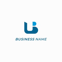 design logo combine letter U and B