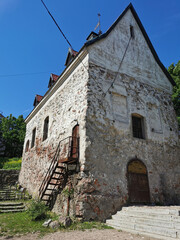 The estate of a Burgher, a three-storey fortress house built of boulders, built in the 16th century in the city of Vyborg.