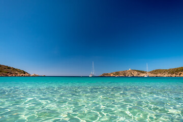 Fototapeta premium Turredda beach, Sardinia, in a summer day