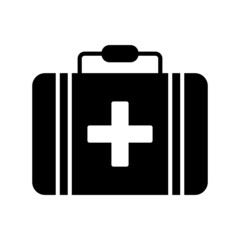 Briefcase Glyph Vector Icon Design