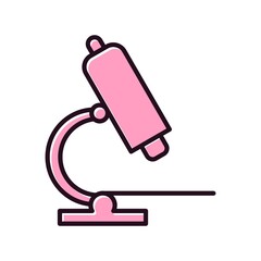 Microscope Filled Vector Icon Design