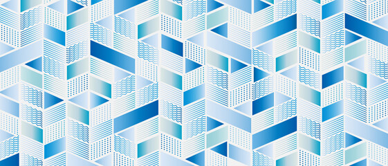 Fototapeta premium Abstract gradient mixed geometric template and modern background