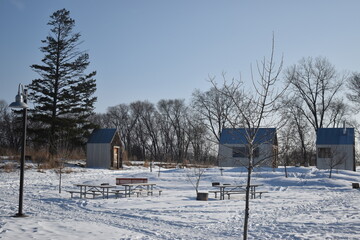 Frogtown Farms in Saint Paul Minnesota in the Winter Time