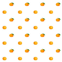 温州ミカンのシームレスドットパターン