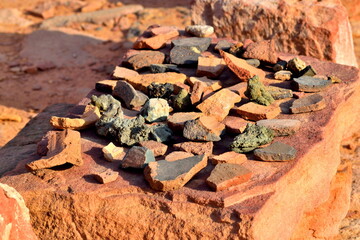 Ancient things found in dadan area in al ula saudi arabia