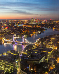 London Skyline at sunrise