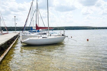 Fototapeta premium Yachts for berth, sailing or lifestyle