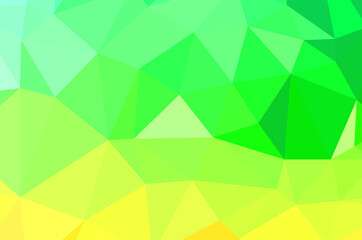 Obraz premium Abstract triangulation geometric green background