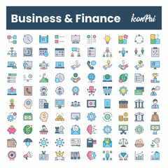 Business & finance icon set