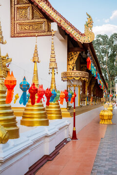 Wat Klang Wieng. Temple in Chiang Rai, Thailand
