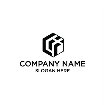 hexagon vector / logo CII / initials CII