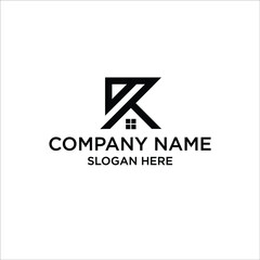 logo K real estate. vector K, icon K